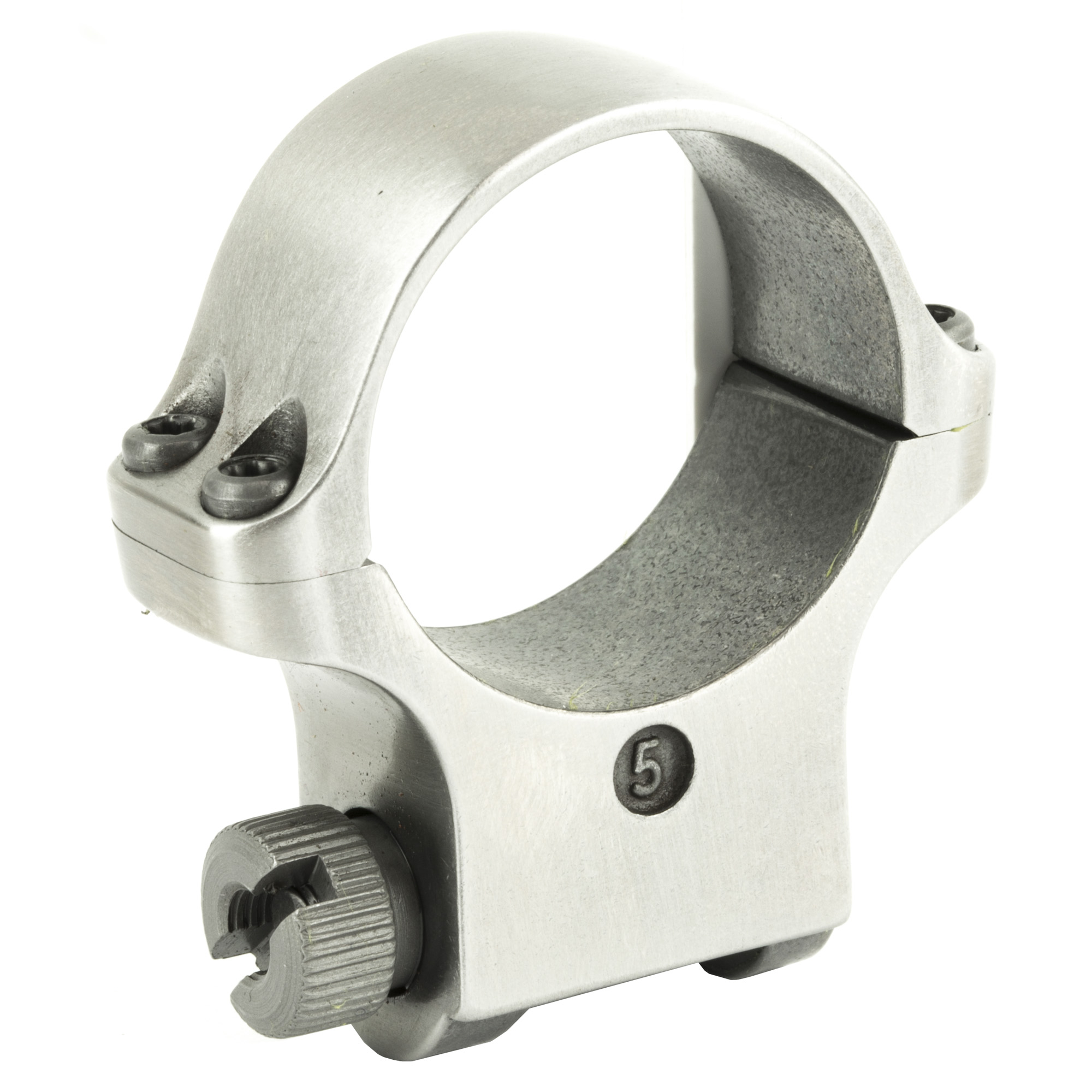 Ruger 30mm Scope Ring High Silver Single Ring 52mm Objective