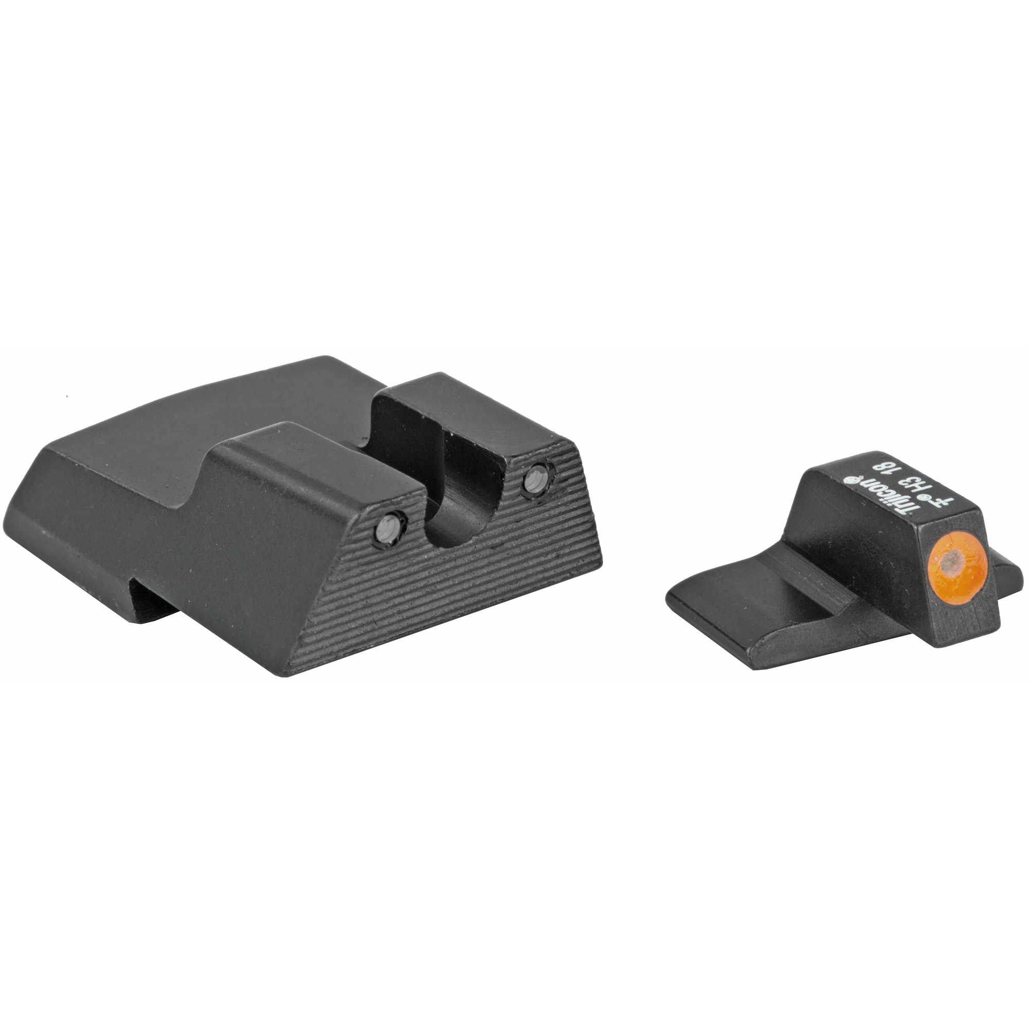 Trijicon Tritium 3 Dot Orange Front Matte Sights for Hk 45c 45ctactical P30 P30L