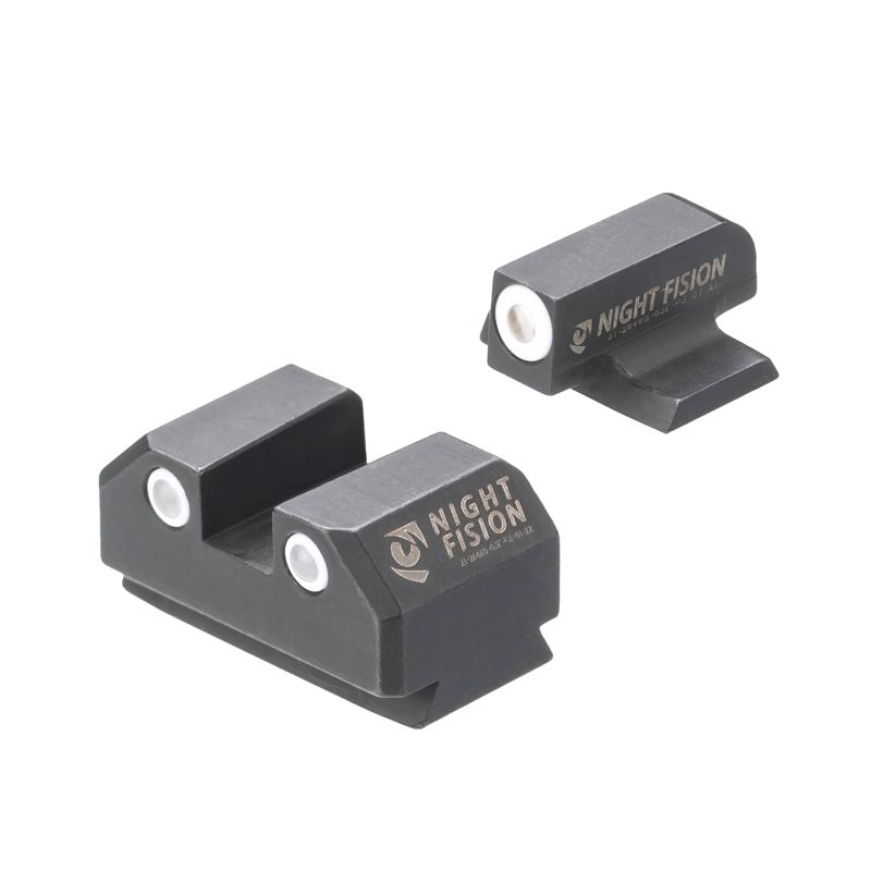 Night Fision Night Sight Set White Front White Back Ruger Max 9