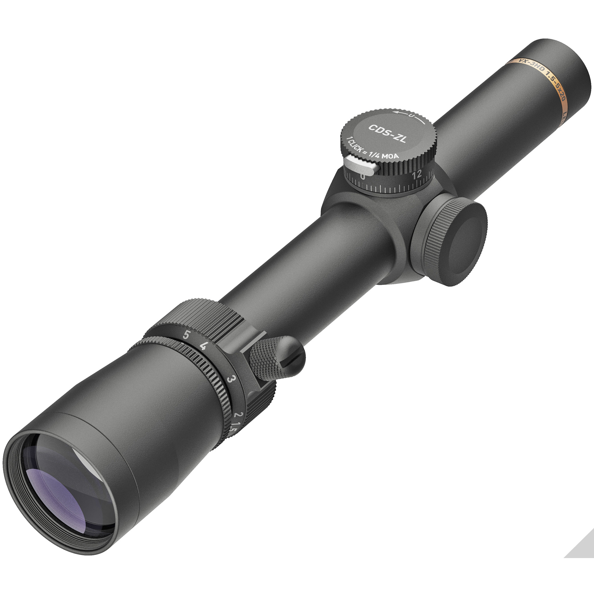 Leupold Vx-3Hd Rifle Scope 1.5-5x20mm CdS-Zl Duplex Waterproof Fogproof Shockproof