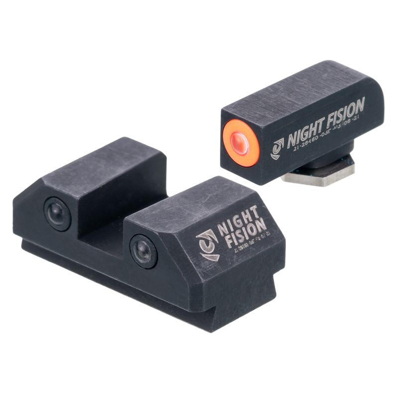 Night Fision Night Sight Set Orange Front Black Back Taurus G3c GX4