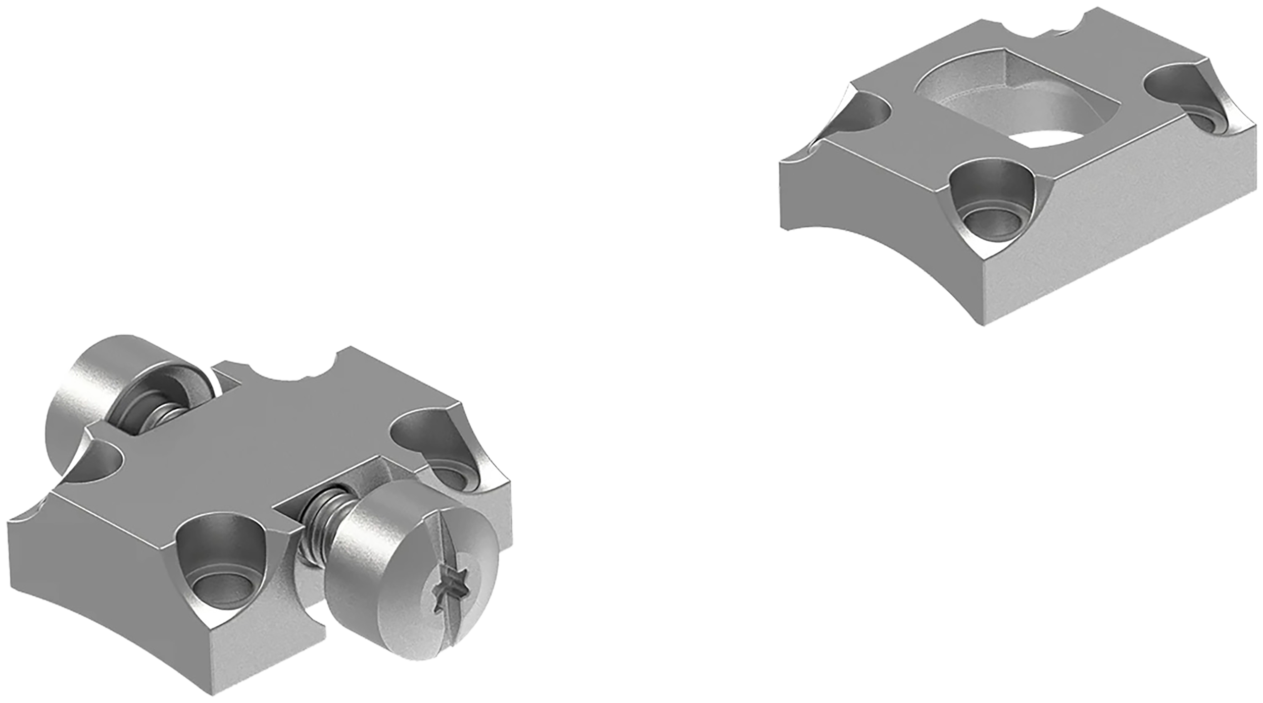 Leupold Standard Base Silver for Browning X-Bolt 2-Piece Steel Mounting System