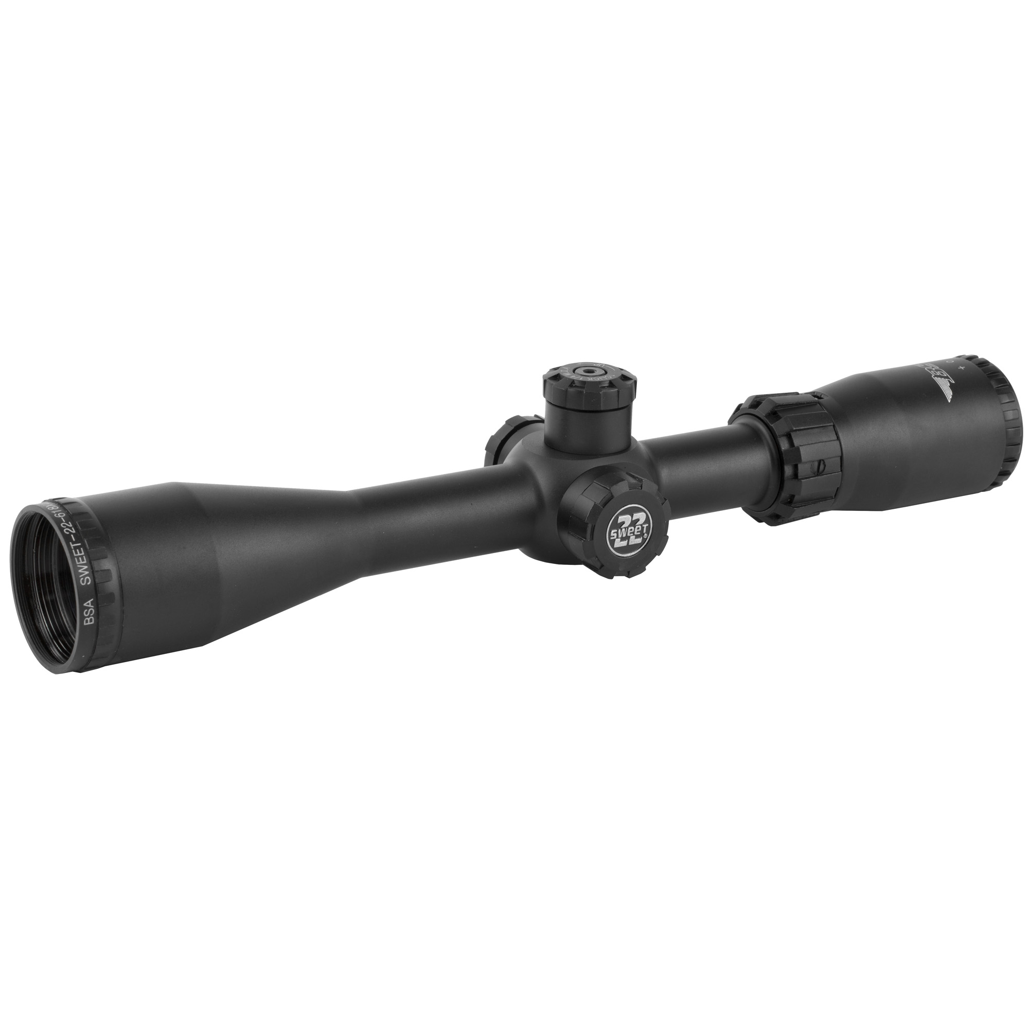 BSA Optics Sweet 22 6-18x40 Rifle Scope 1in Tube Parallax 30/30 Reticle
