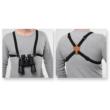 Bulldog Cases Adjustable Stretching Binocular Harness with Leather Back