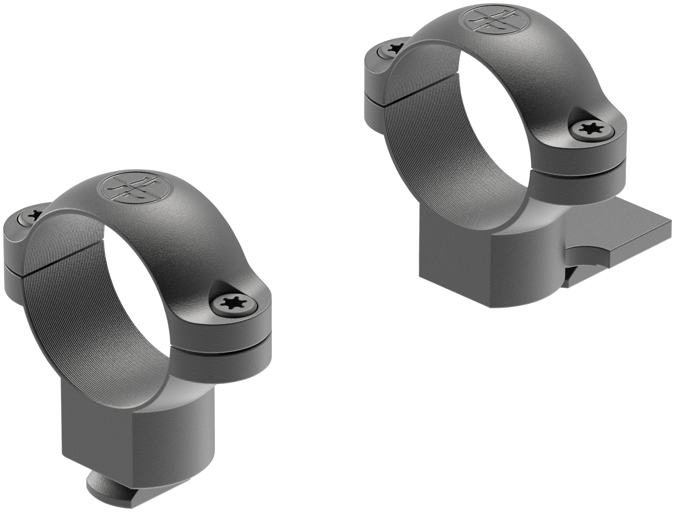Leupold Dual Dovetail 1 Inch High Extension Rings Matte Finish for Winchester Model 70 Remington Model 700