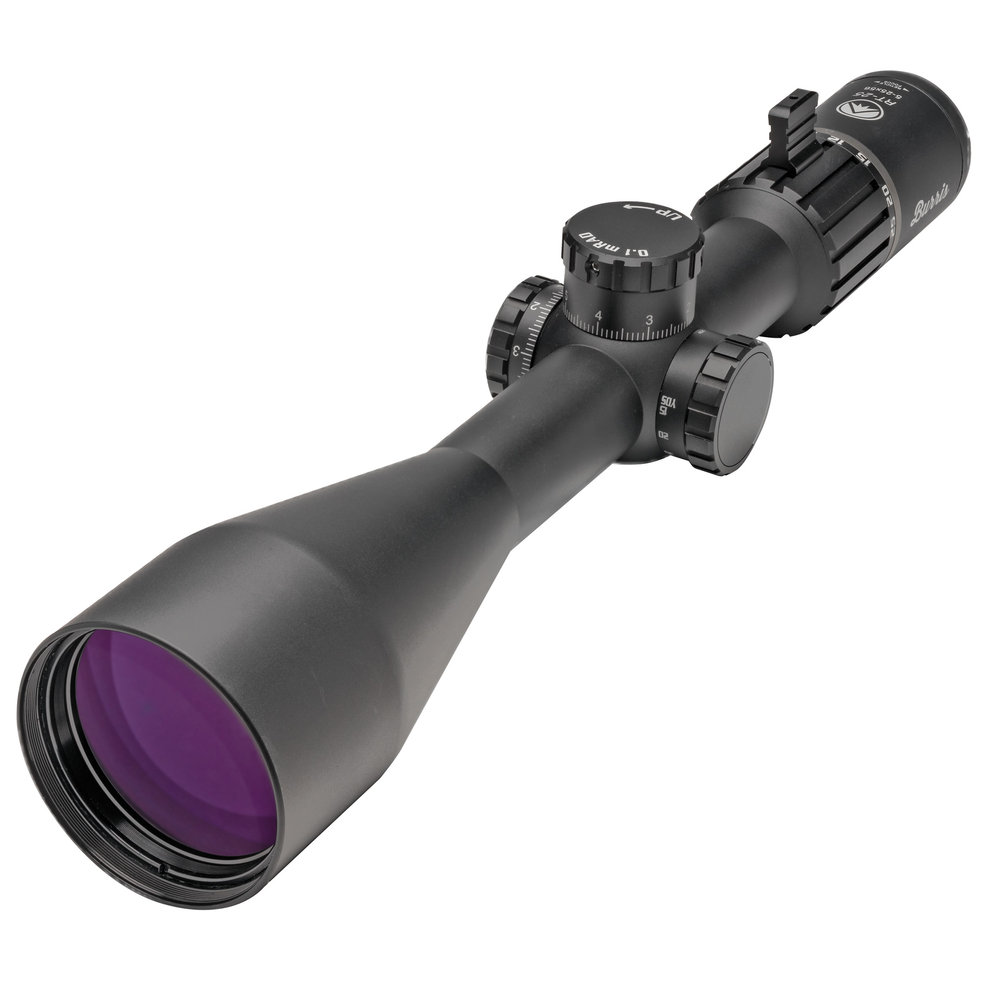 Burris RT Series 30mm Scope 5-25x50 Scr 2 Mil Mil-Dot Side Parallax