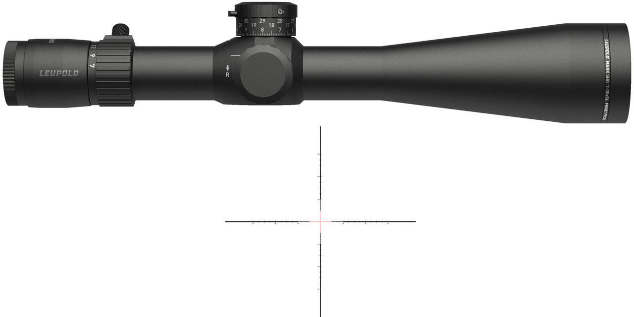 Leupold 176594 Mark 5HD  Matte Black 7-35x 56mm 35mm Tube FFP TMR Reticle