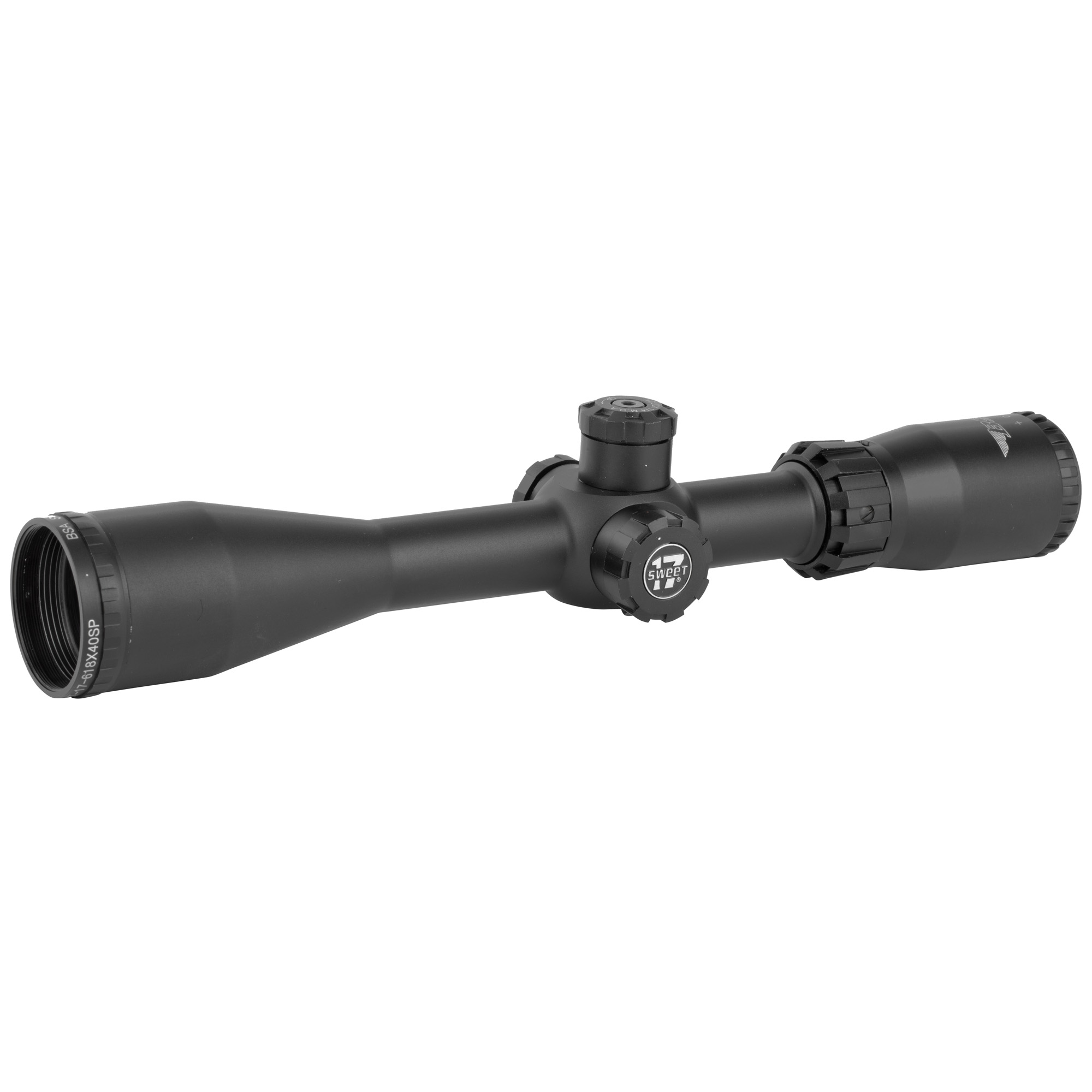 BSA Optics Sweet 17 SP Rifle Scope 6 18x40 17 HMR One Inch Mount Side Parallax Duplex Reticle