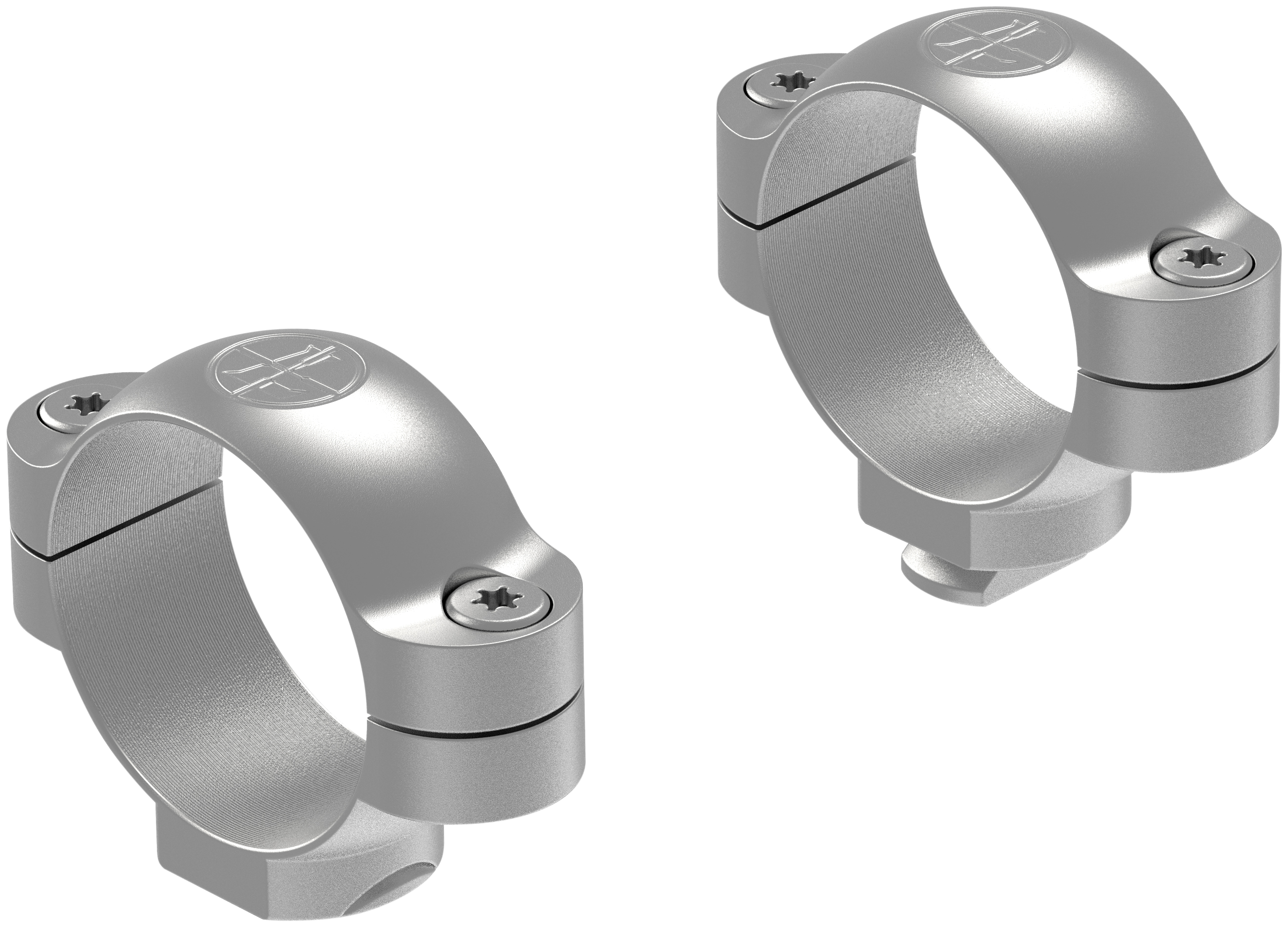 Leupold Silver 30mm Medium Std Scope Rings for Std Bases