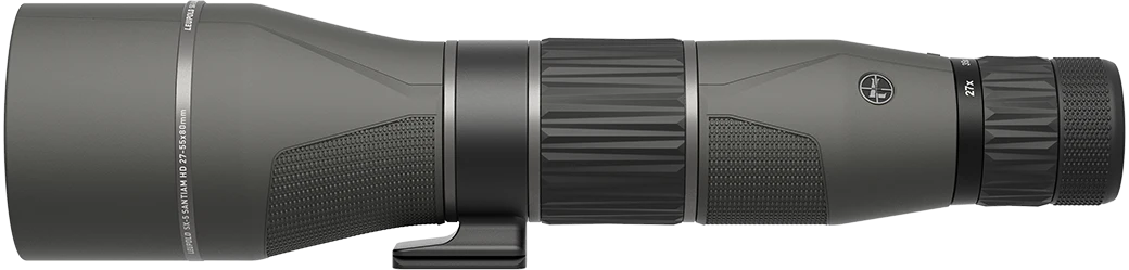 Leupold SX-5 Santiam HD 27-55x80mm Shadow Gray Armor Coated Straight Body