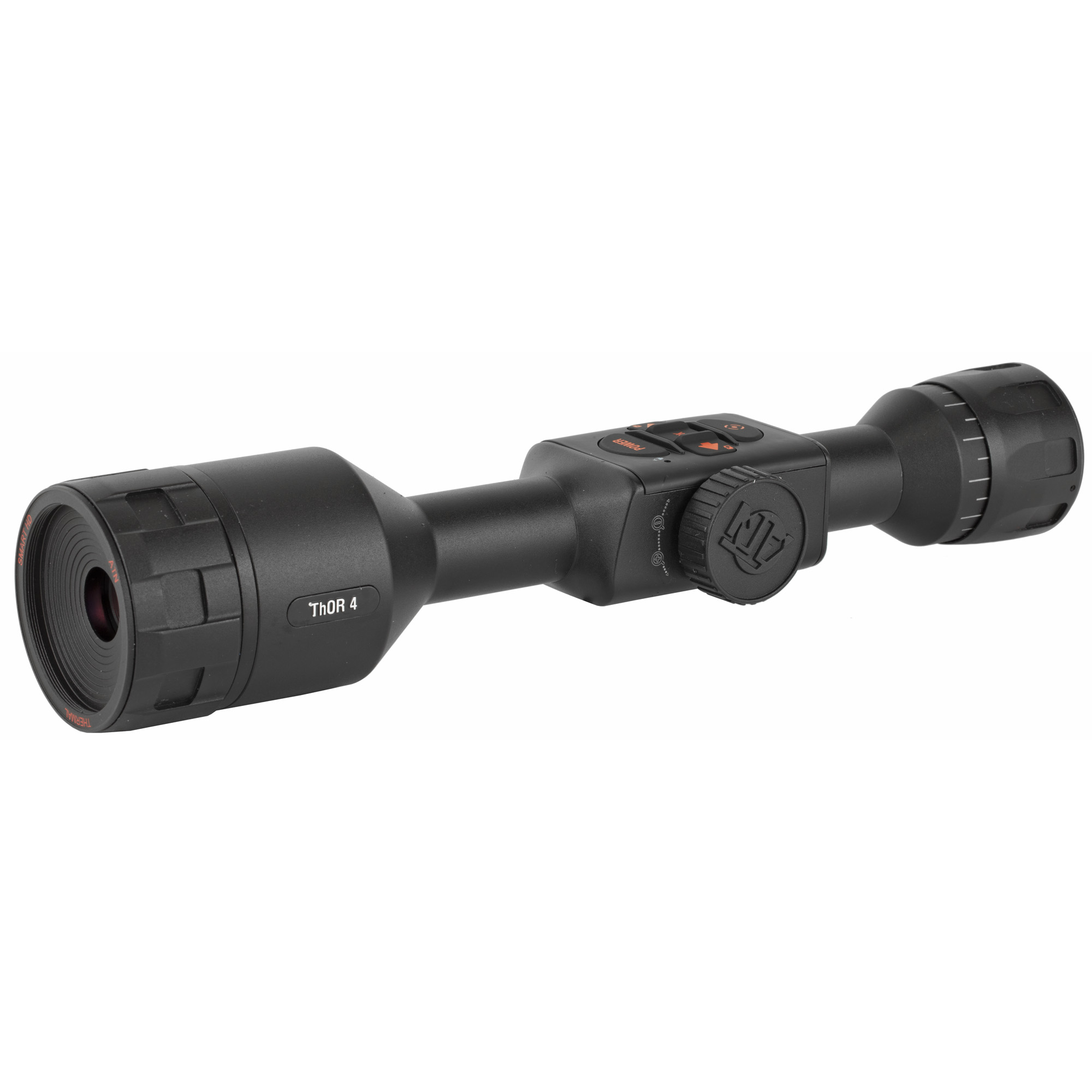ATN TIWST4641A Thor 4 640 Thermal Rifle Scope Black Anodized 1-10x Multi Reticle 640x480 Resolution Features Rangefinder