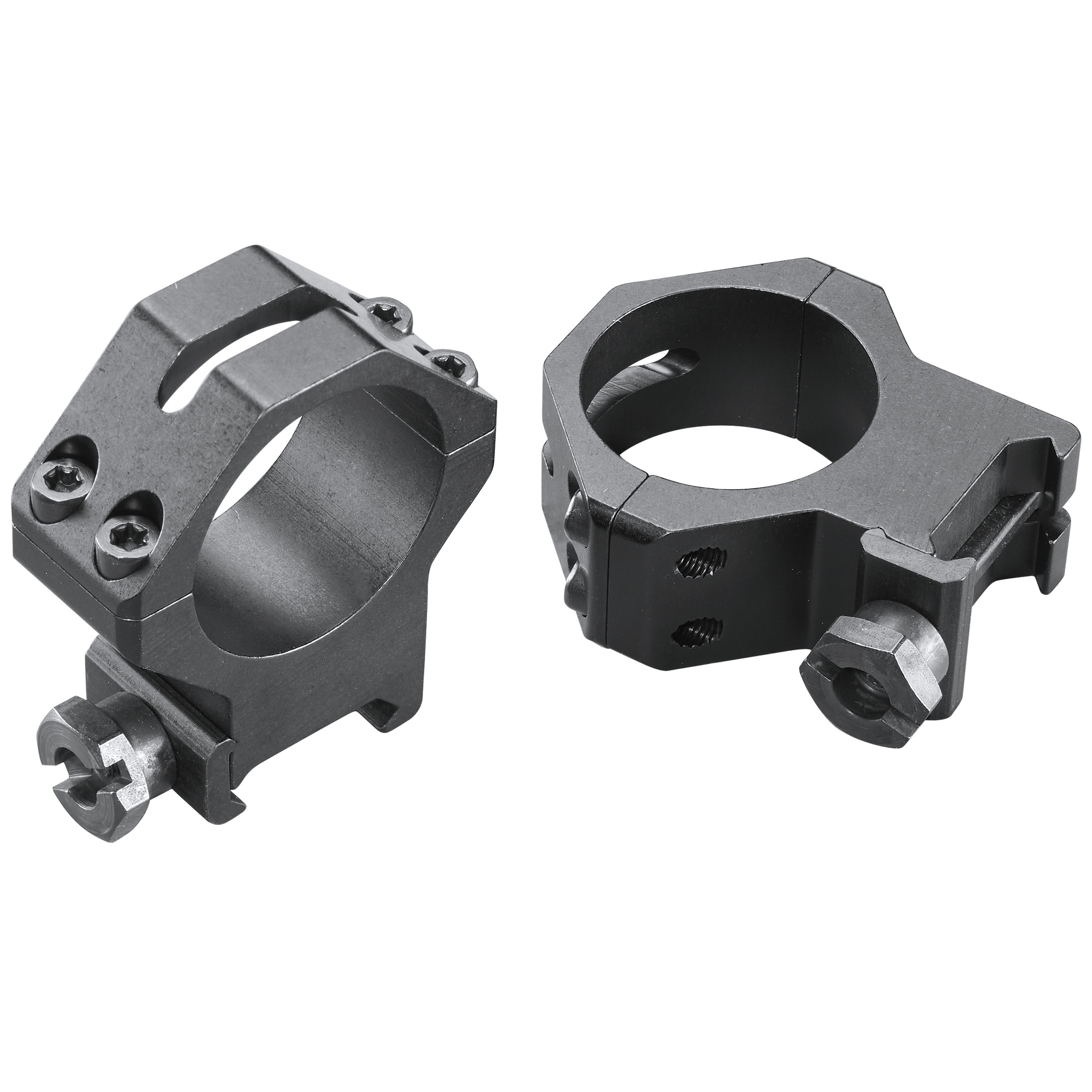 Weaver 4 Hole Skeleton Rings Matte 30mm High Picatinny Fit