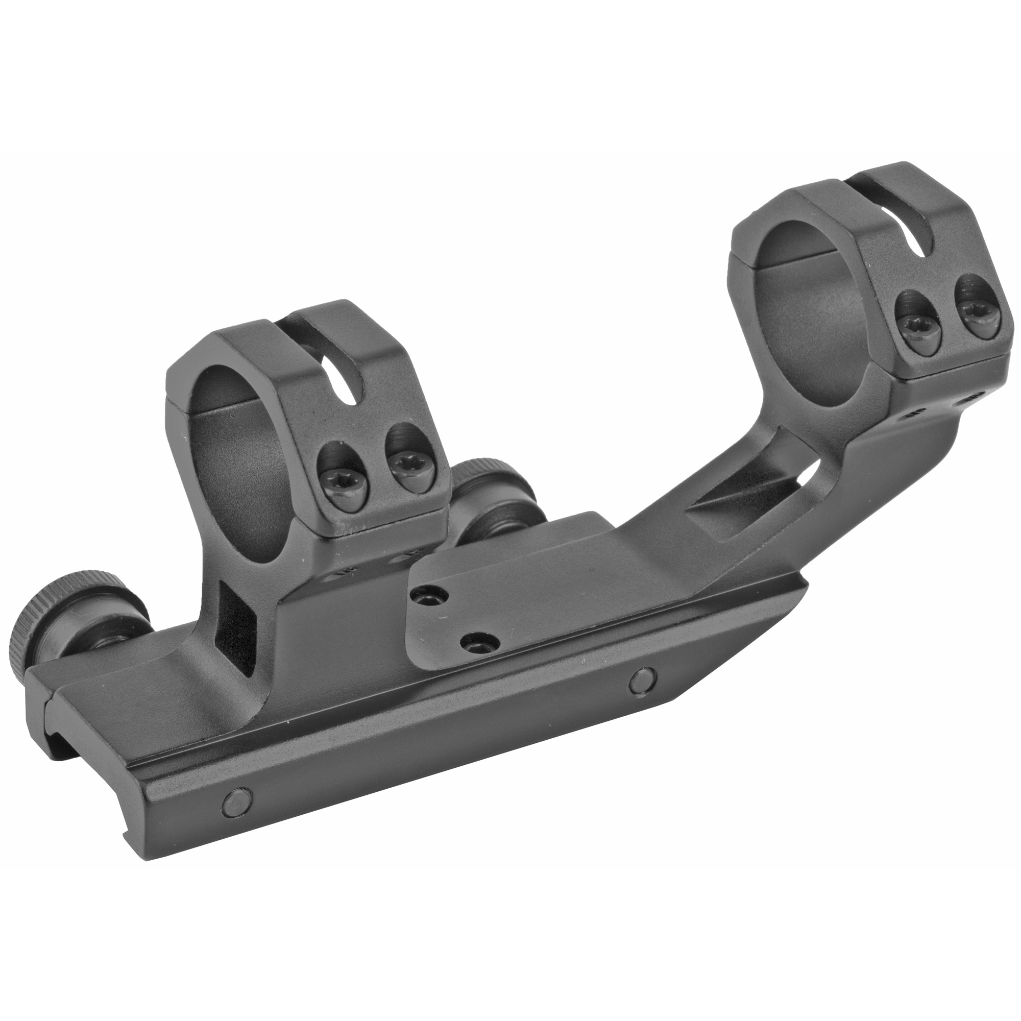 Weaver Thumbnut Base Rings Scope Mount 1in Offset Matte for AR Style Rifles