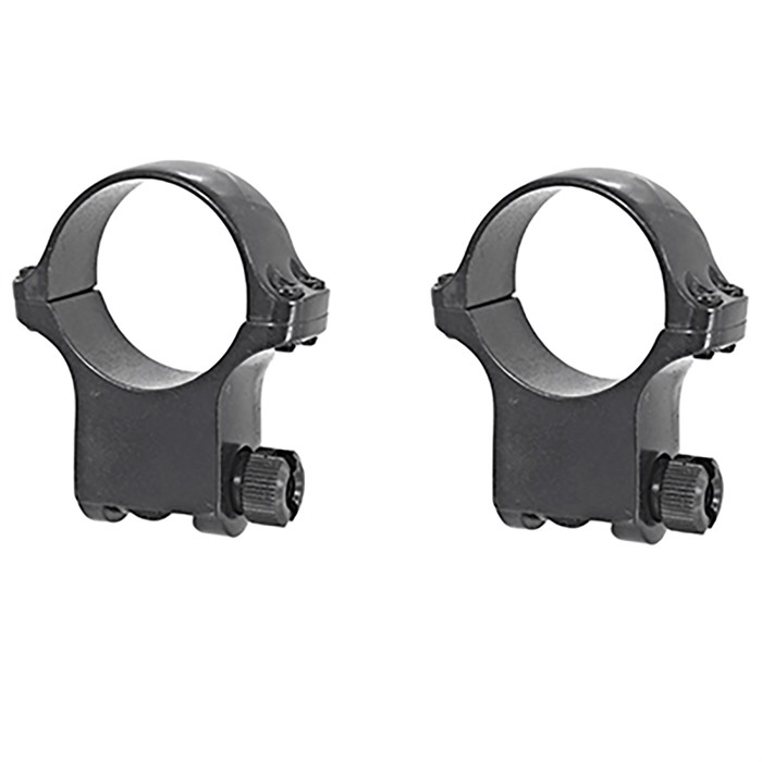 Ruger 90407 Standard Steel Scope Ring Set 30mm High Matte Blued for M77 Rifles