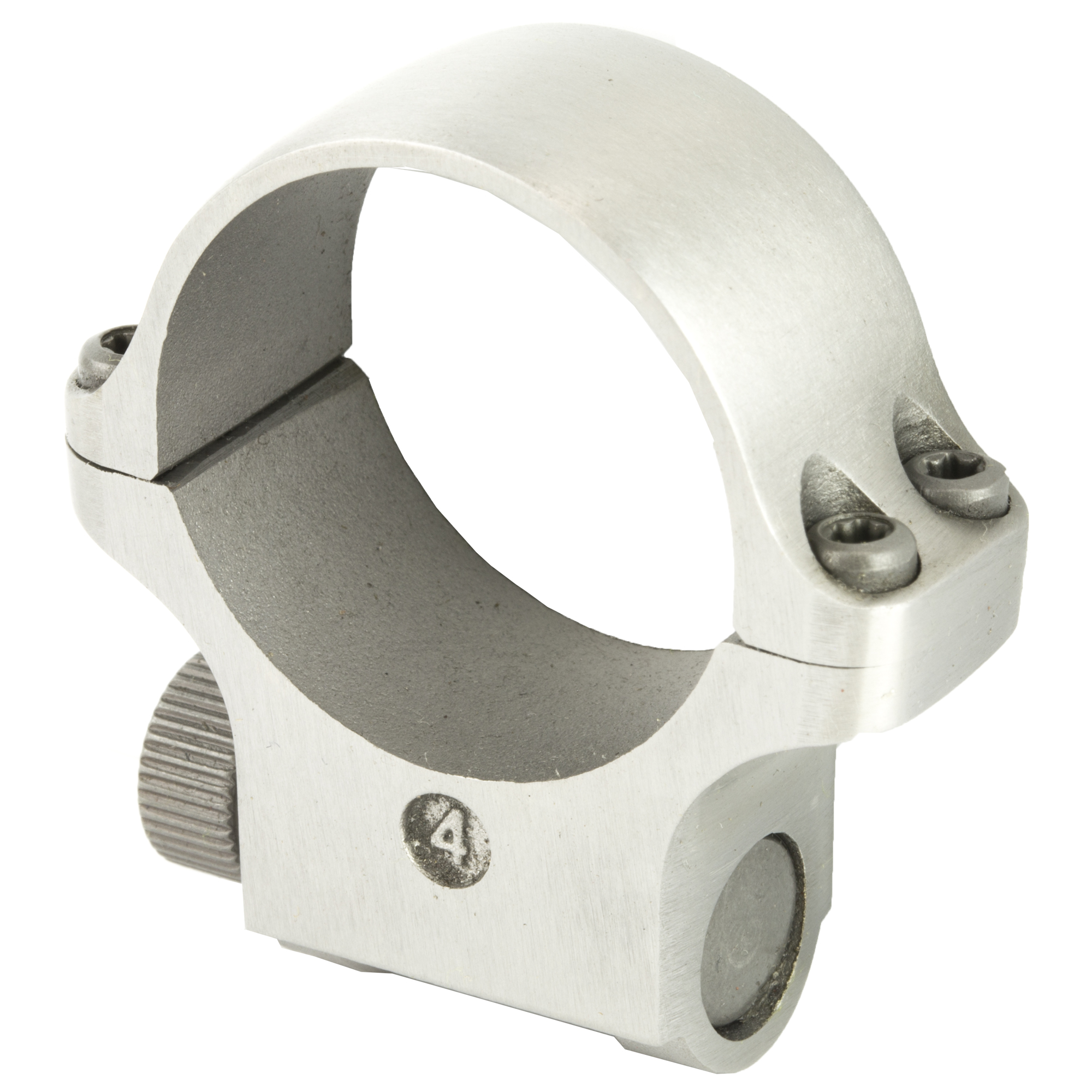 Ruger 30mm Scope Ring Medium Height Silver for 42mm Objective