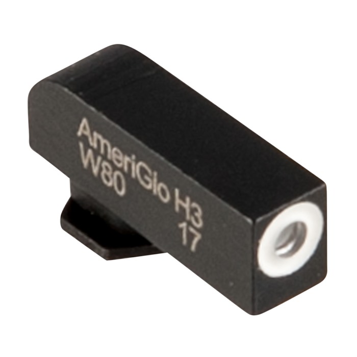 AmeriGlo Glock Front Sight Green with White Outline Tritium .180x.140