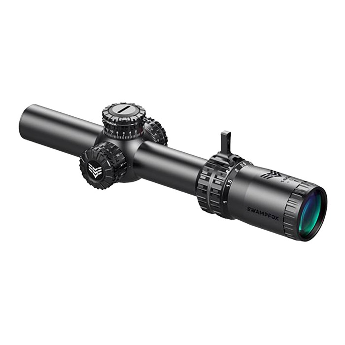 Swamp Fox Arrowhead LPVO 1-8x24mm SFP Guerrilla Dot MOA Red Illuminated Scope