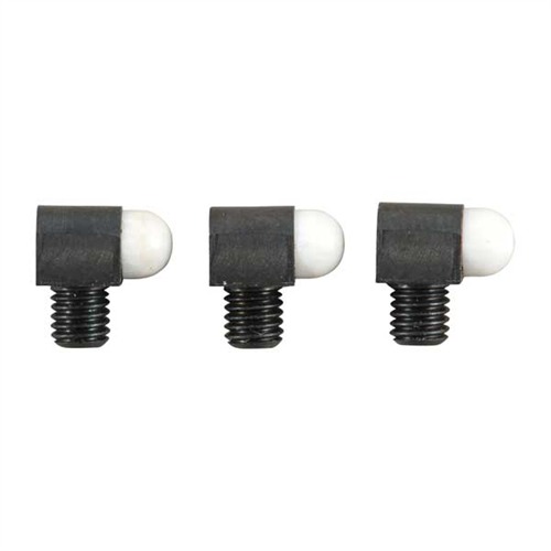 Bradley Gunsight Std Bead 5/32 6-48 TPI 7/64 Shank White 3 Pack Universal