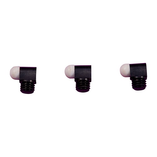 Bradley Gunsight Std Bead 5/32 8-40 TPI 1/8 Shank White 3-Pack Universal