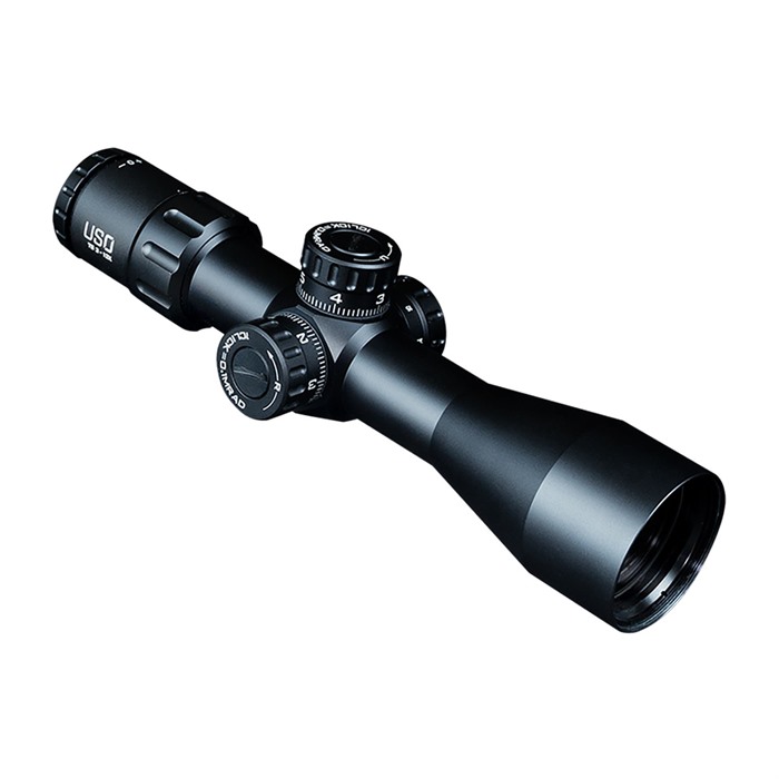 U.S. Optics USO 3-12x52mm SFP Triplex Rifle Scope for Bolt Action and Semi Auto Rifles