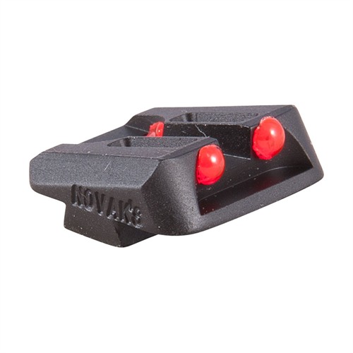 Novak Sights .060 Rear Sight Red for Glock Universal Handguns Fiber Optic