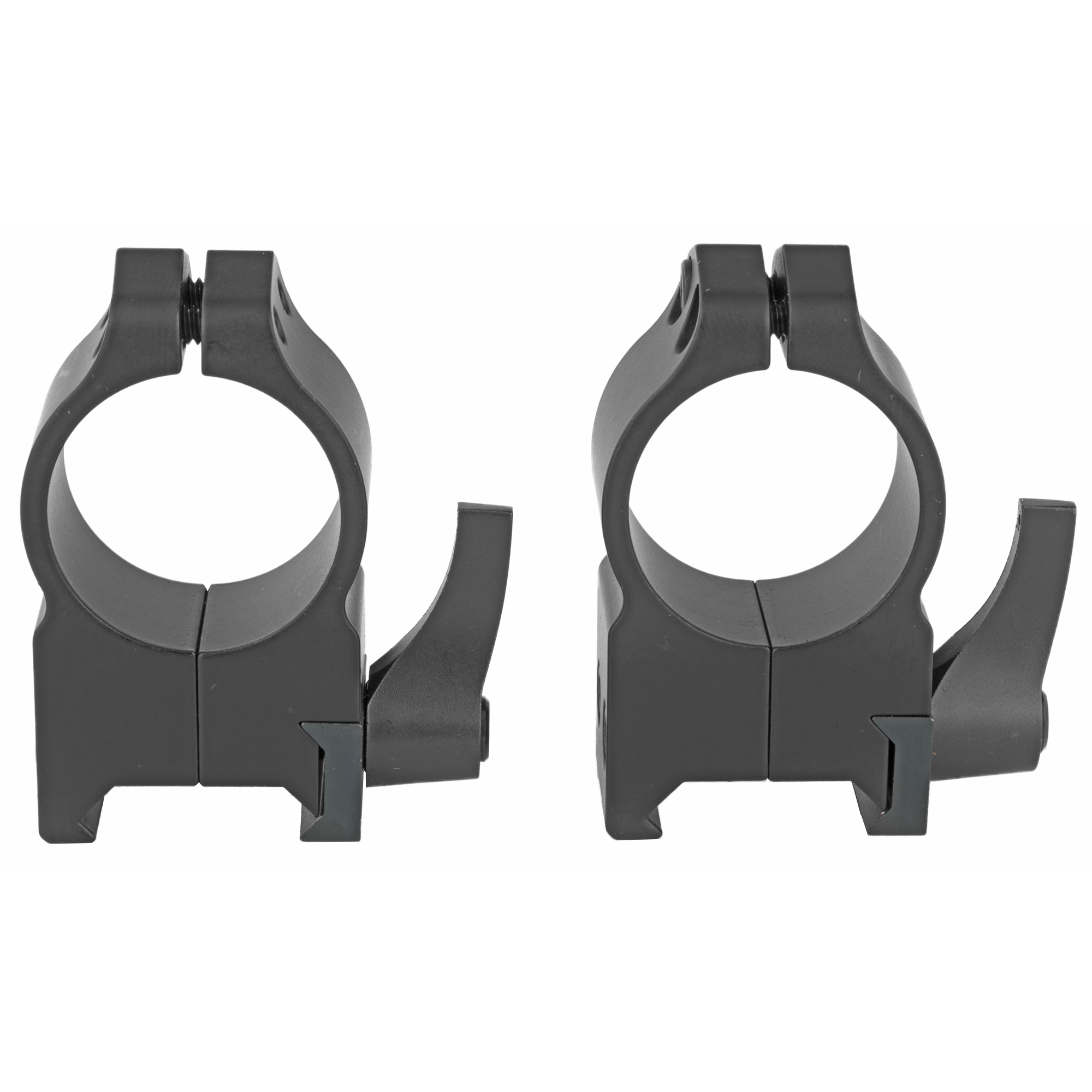 Warne Maxima Vertical Quick Detach Scope Rings Matte 1 Inch High Weaver Picatinny