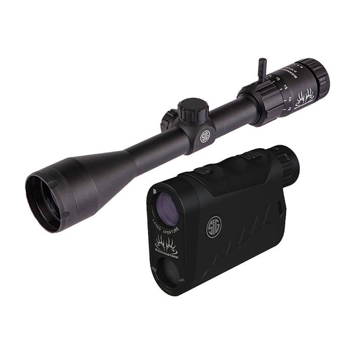 Sig Sauer Buckmasters Combo Kit 3-12x44mm Scope BDC Reticle Rangefinder
