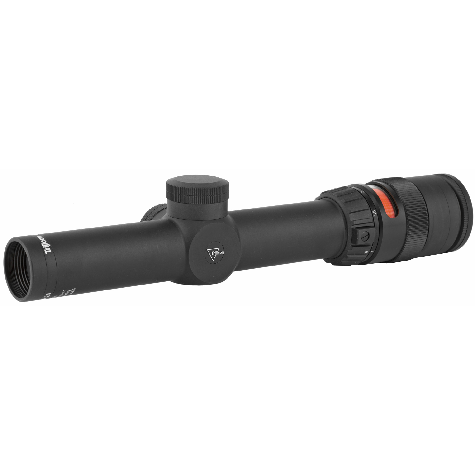 Trijicon AccuPoint 1-4x24 Red Triangle Post Rifle Scope 30mm Tube