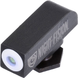 Night Fision Tritium White Dot Front and Rear Sights for Handguns