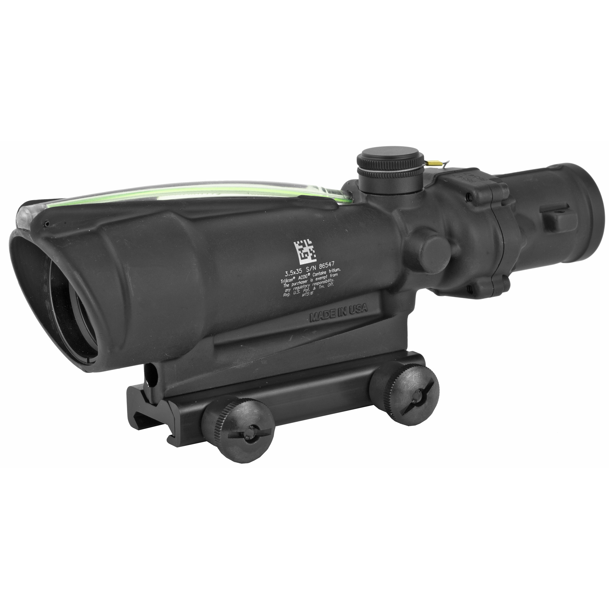 Trijicon ACOG 3.5x35mm Green Horseshoe .308 Reticle with TA51 Mount for 1 Inch Mounting
