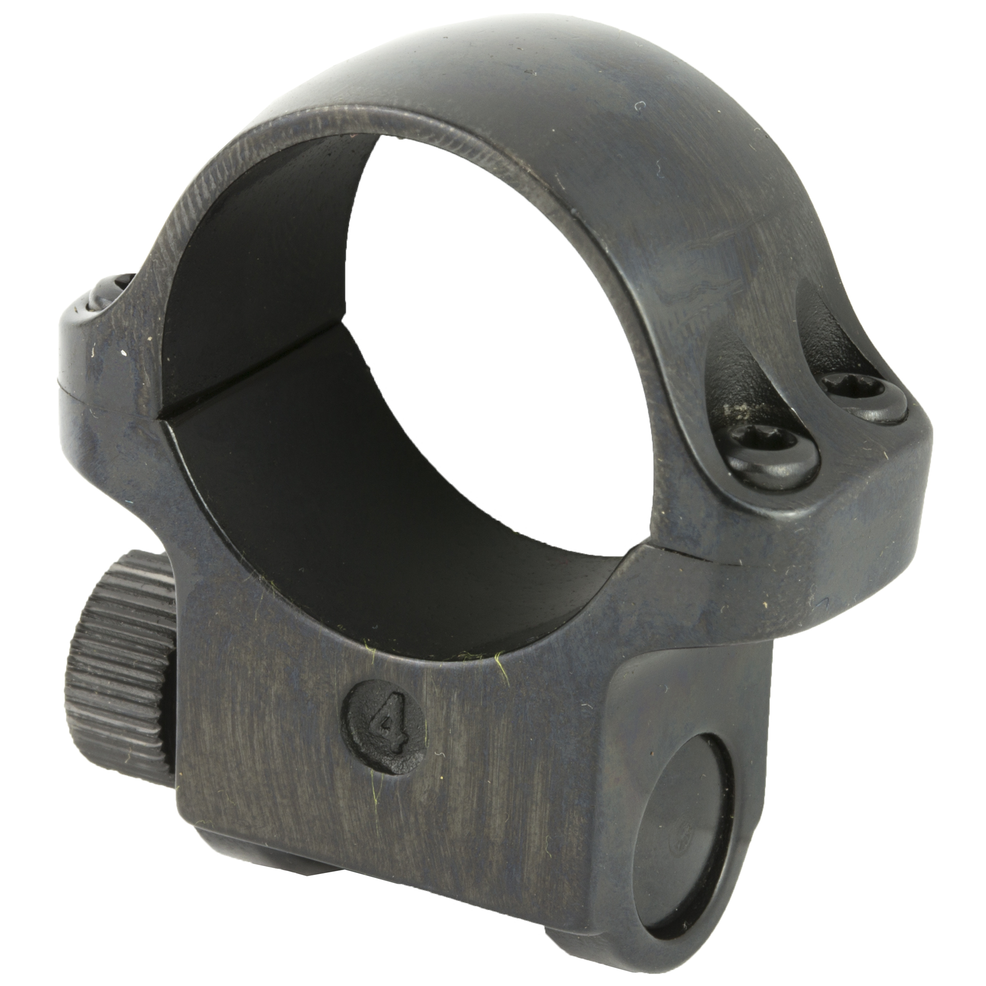 Ruger Scope Ring 1 Inch Medium Height Blued Steel 42mm Objective Fits 1 Inch Tube