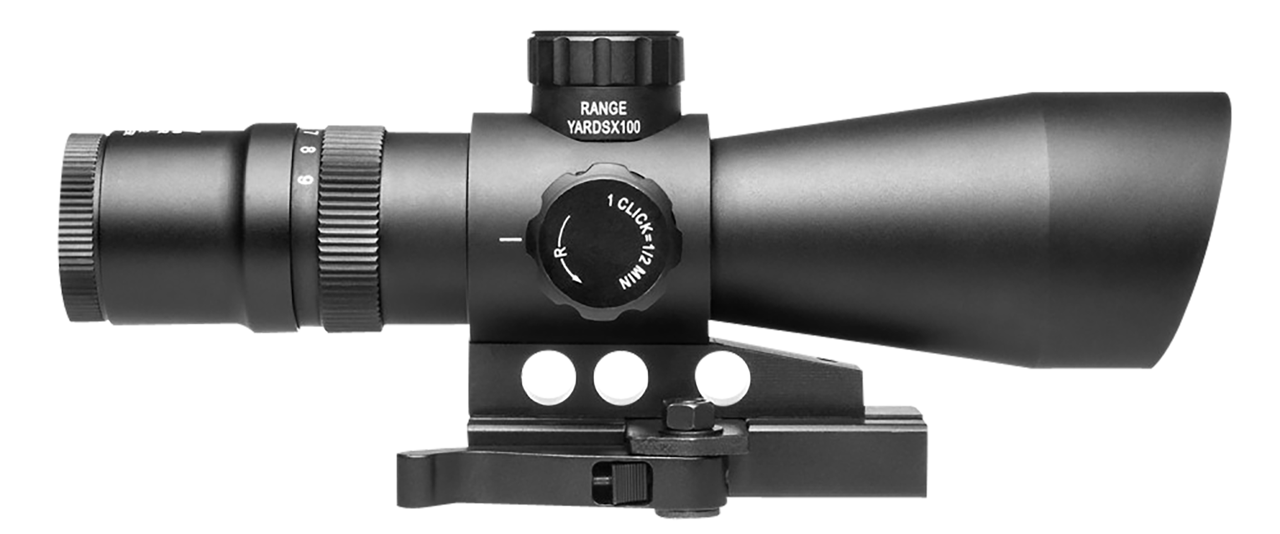 NcStar STP3942GV2 Mark III Tactical 3-9x42mm Dual Blue Green Illuminated P4 Reticle Scope