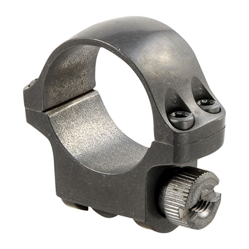 Ruger 90293 Scope Ring Silver 1 Inch Low Target Grey Stainless Finish