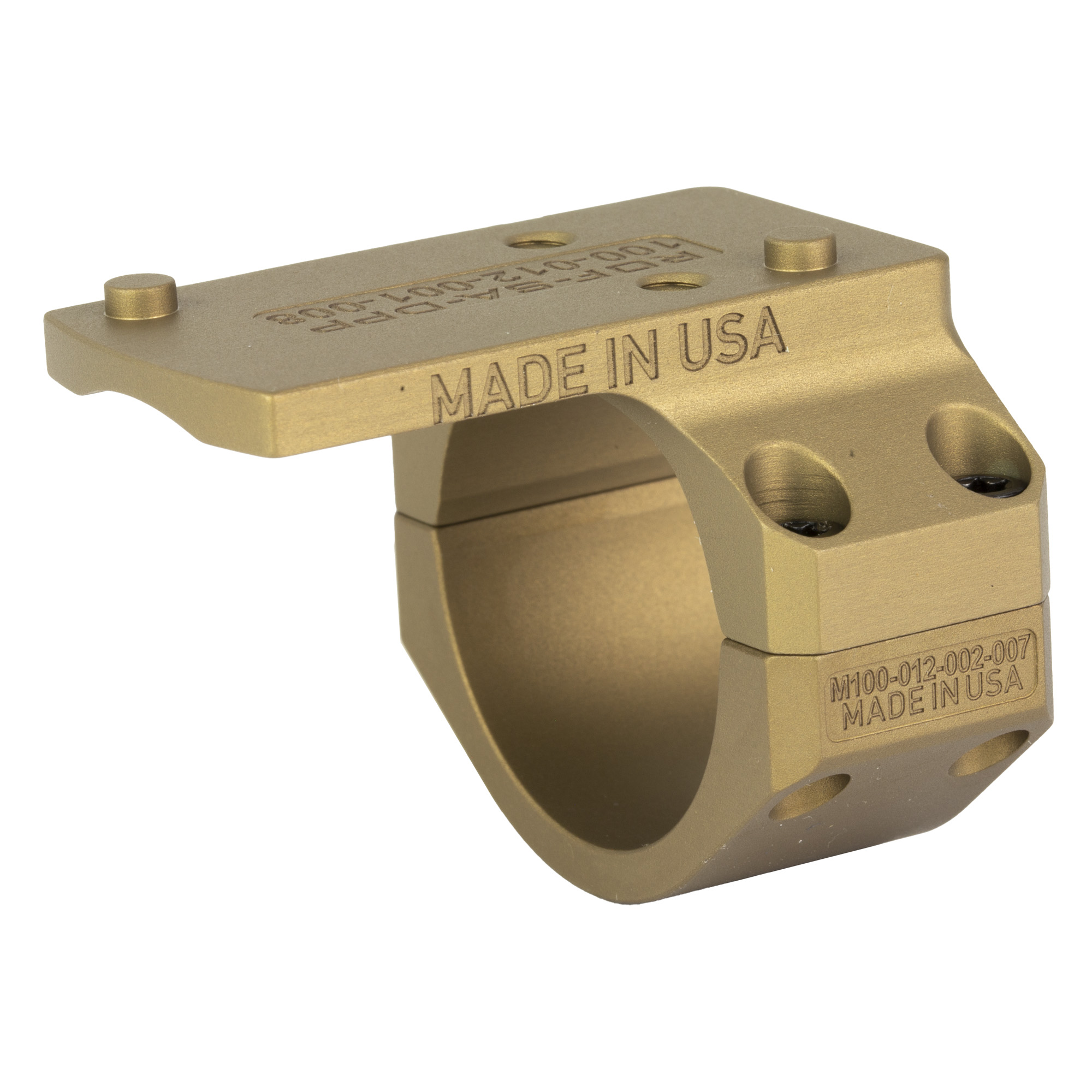 Reptilia Rof Sar 30mm Lpold Dpp Mount for Leupold DeltaPoint Pro Picatinny Fde