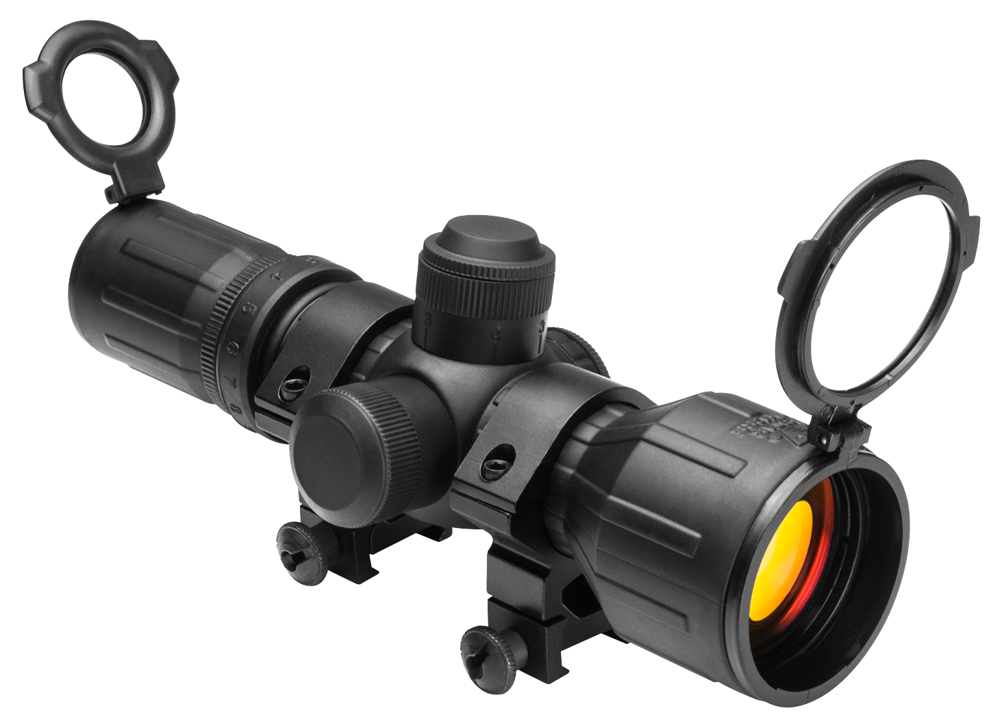 NcStar Seecr3942r Tactical Compact 3-9x42 Scope Red Green Illumination P4 Reticle 30mm Tube