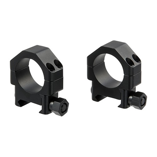 TPS Products 1in Low Aluminum Rings Matte Blue for Picatinny Scope Mounts