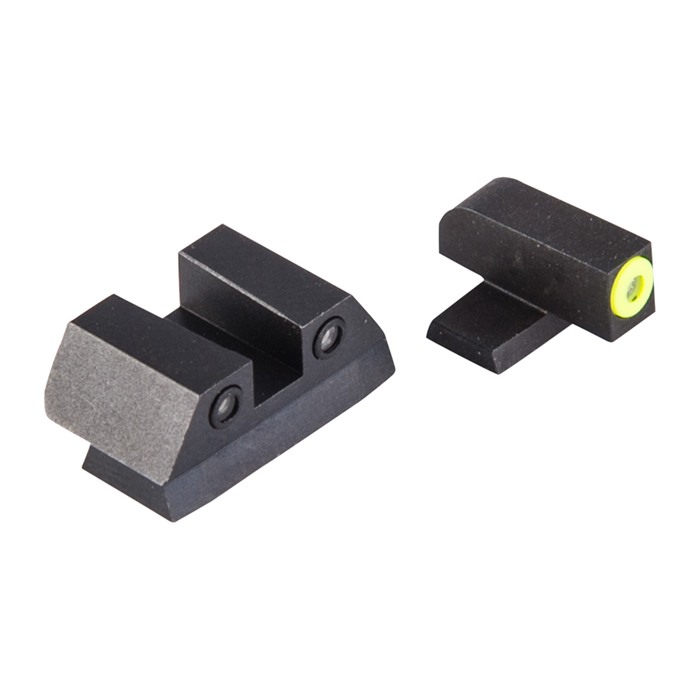 Night Fision Sig P Series 40/45 Yellow Front Black Square Notch Rear