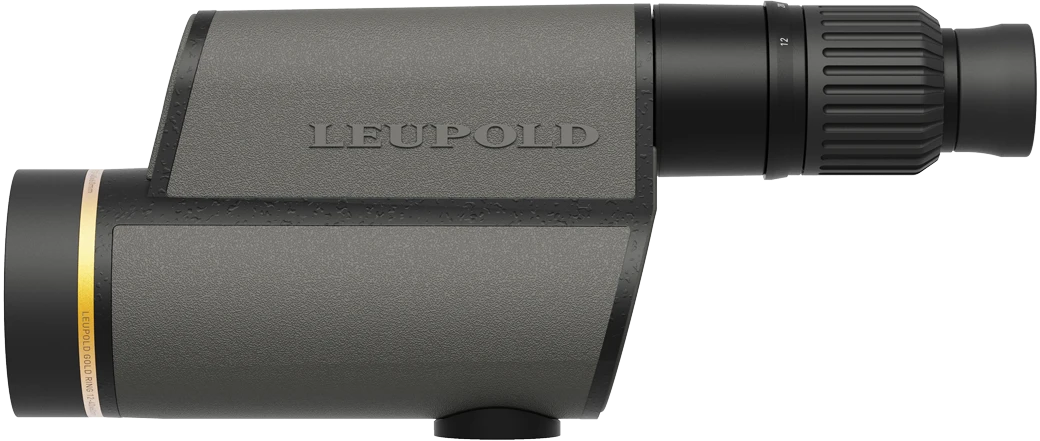 Leupold Gold Ring 12-40x60 Straight Spotting Scope Shadow Gray