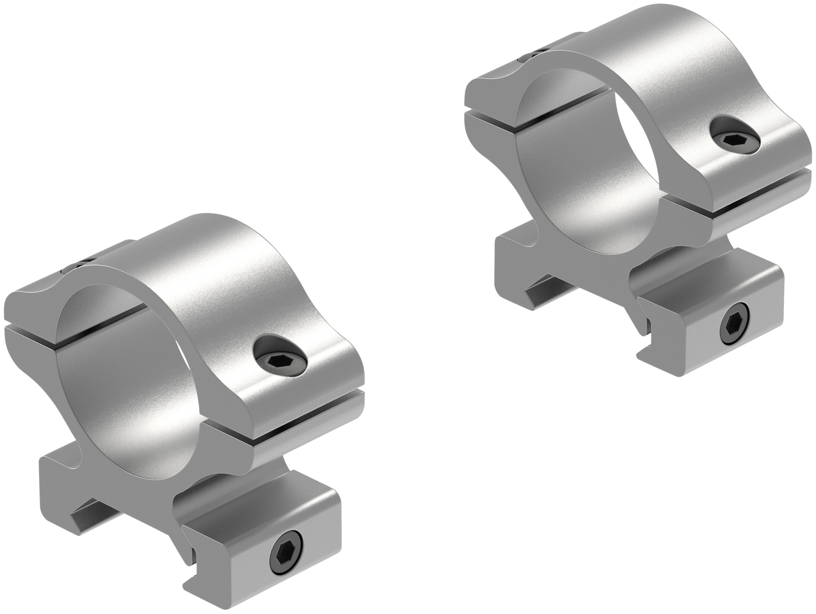Leupold Rifleman Detachable Scope Rings Silver 1in Medium for Dovetail Rails