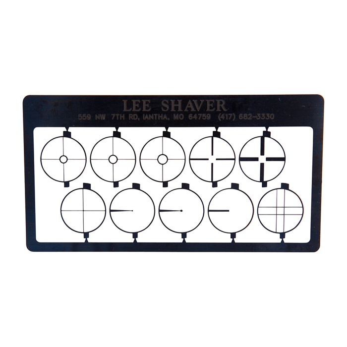 Lee Shaver Post Aperture Card Universal Rifles Bead Front Aperture
