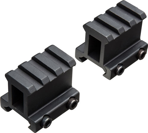 TruGlo Picatinny Riser Mount 1.00 Rise 1.36 Length Aluminum AR Platform TG8992B