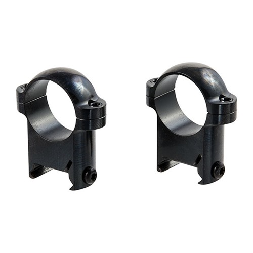Burris Zee Rings 1 in. High Gloss Black Weaver Style