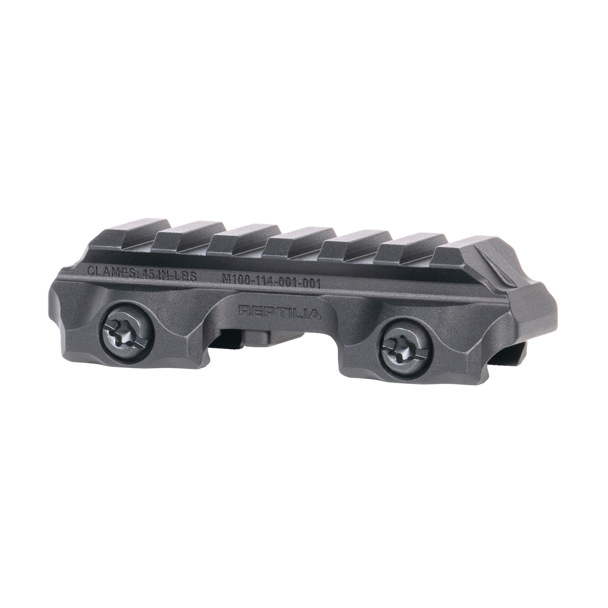 Reptilia RMU Mount 0.625in Height Mil-Spec Picatinny 7075 Aluminum Type III Hard Anodized