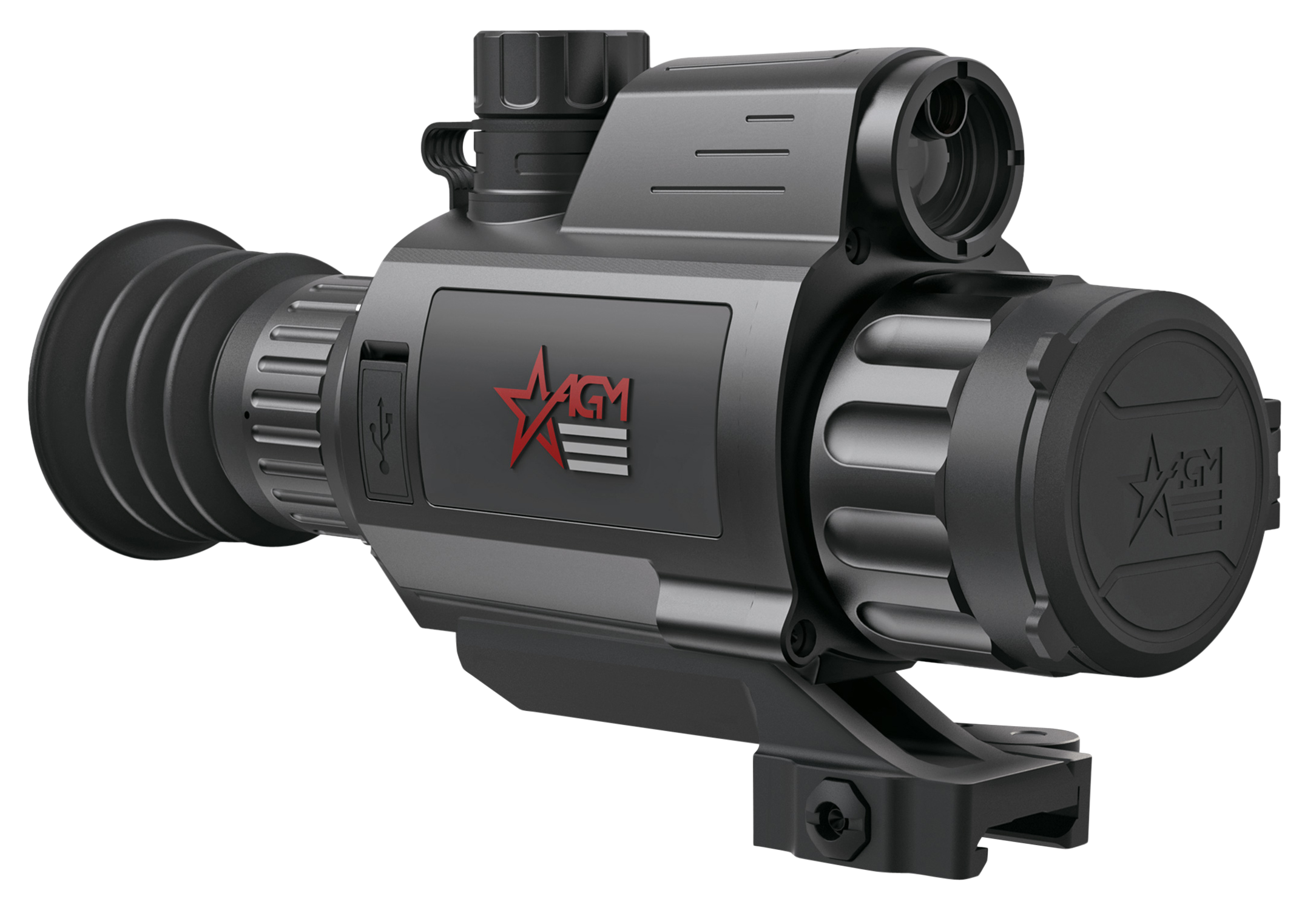 AGM Global Vision Varmint LRF TS50-384 Thermal Scope Mountable 1x-8x Zoom Laser Rangefinder
