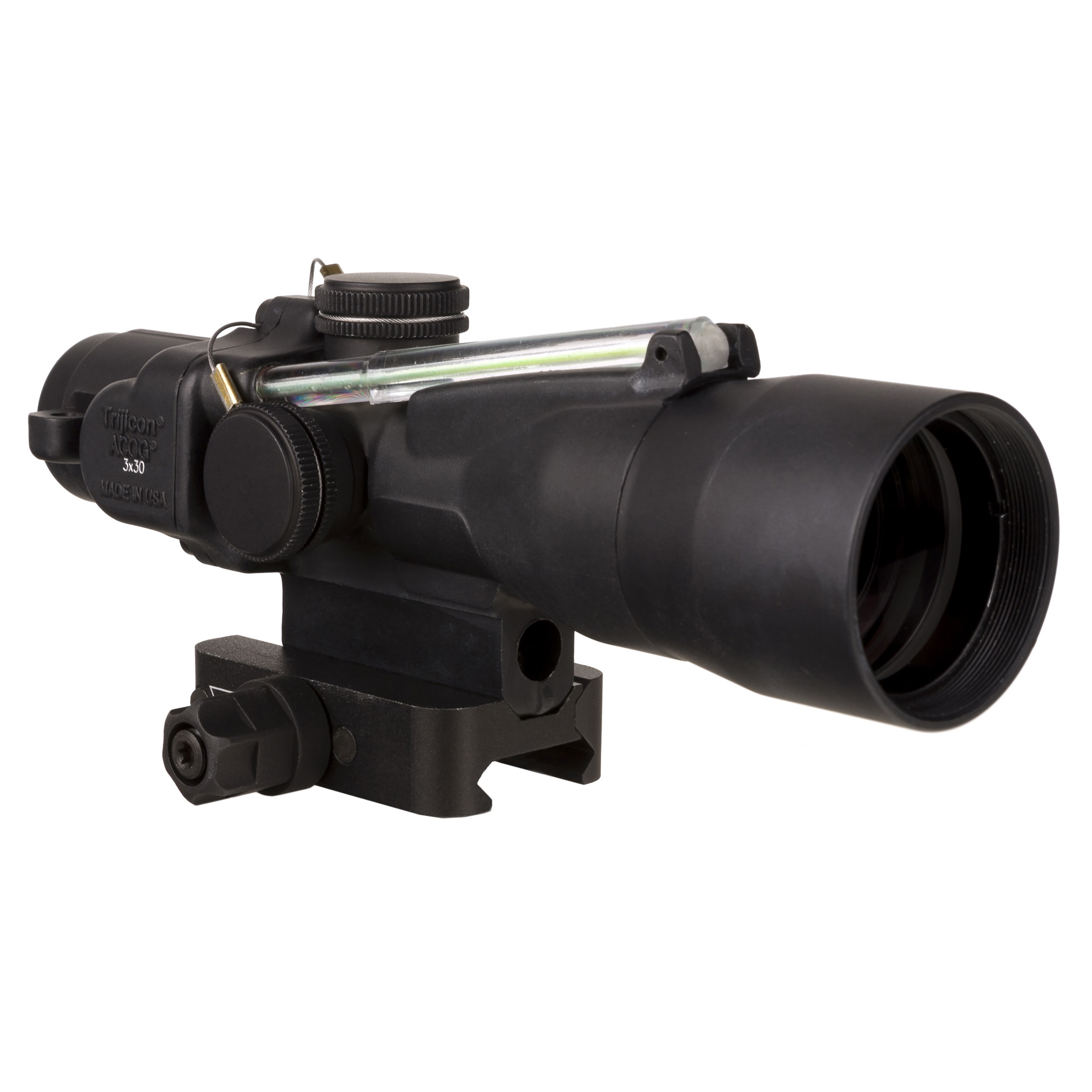 Trijicon Acog 3x30 Green Horseshoe Dot Reticle BAC Qloc Mount 223