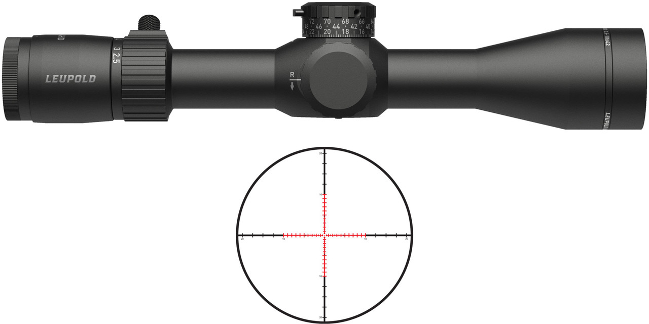 Leupold Mark 4HD 2.5-10x42mm Rifle Scope 30mm Tube Illuminated TMR SFP Reticle
