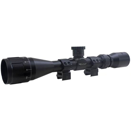 BSA Optics Sweet 243 AO Riflescope 3-9x40mm Duplex Emerald Lenses with Weaver Rings
