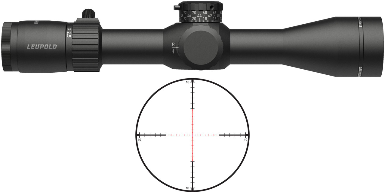 Leupold Mark 4HD Rifle Scope 2.5-10x42mm M5C3 FFP Illum. TMR