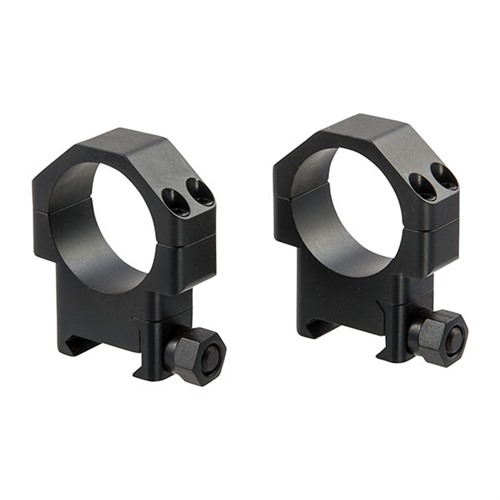 TPS Products TSR-W Steel Rings 30mm Medium Picatinny Weaver Scope Mount Matte Blue 1.075in