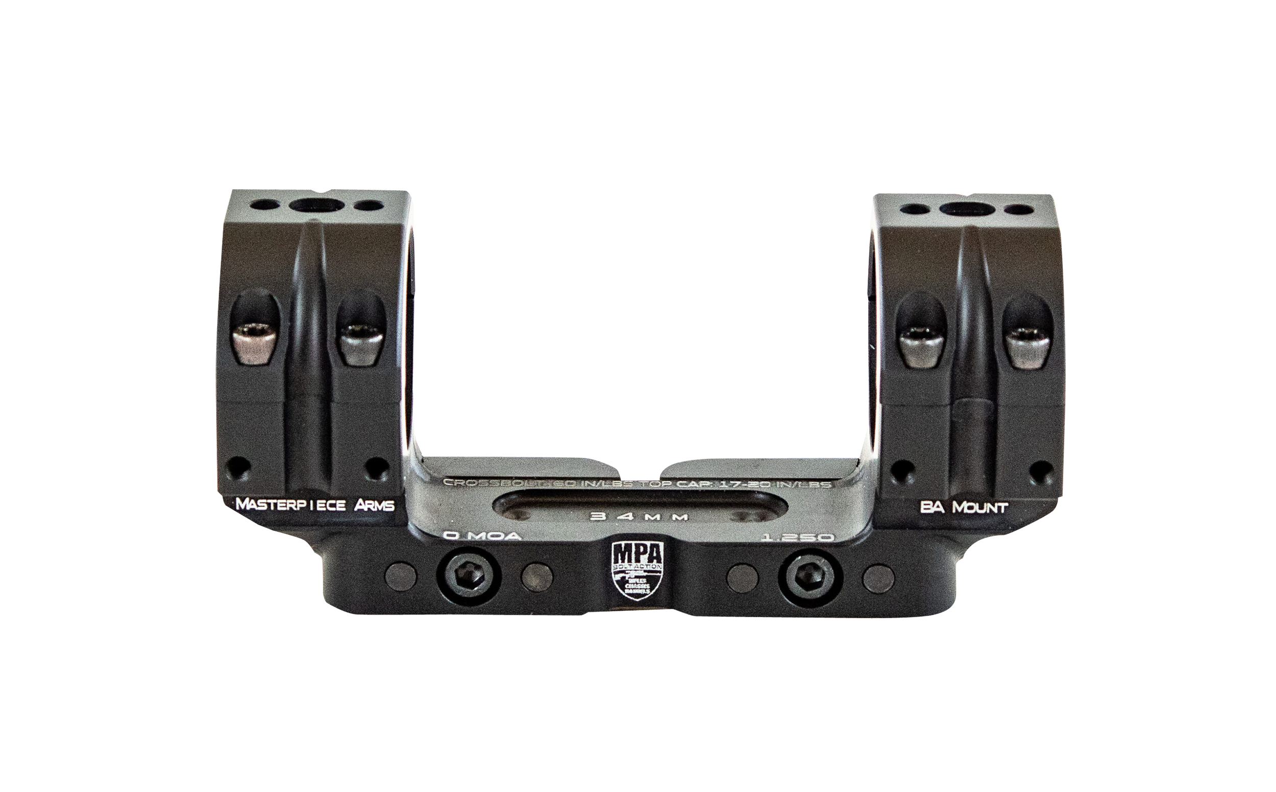 MasterPiece Arms Bamount301125 Mpa Ba Bolt Action Mount Picatinny 20mm Rail